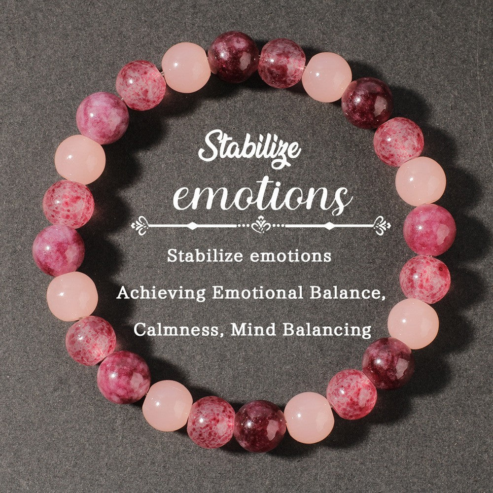 Natural Stone Crystal Bracelet For Women