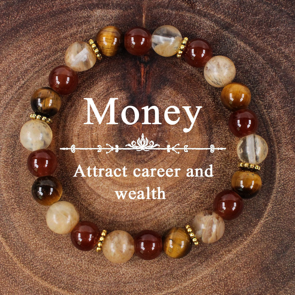 Natural Stone Crystal Bracelet For Women